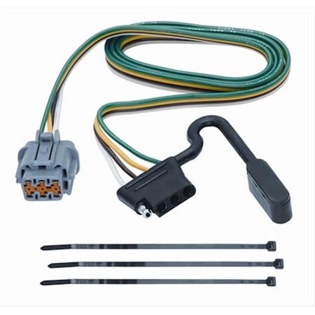 Abacus Replacement OEM Tow Package Wiring Harness 4-Flat, 2.25 x 4 x 8.75 in. AB54271